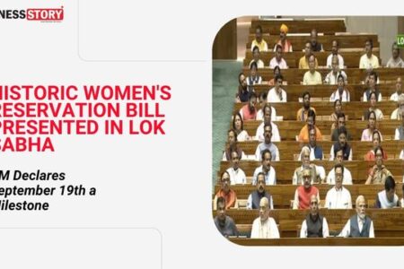 Historic Women’s Reservation Bill Presented in Lok Sabha; PM Declares September 19th a Milestone